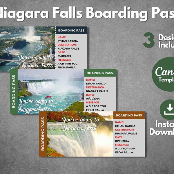 Niagara Falls Ticket - Etsy