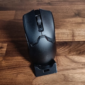 Single Mouse Display Stand for Custom Mouse with USB Storage 3D Printed