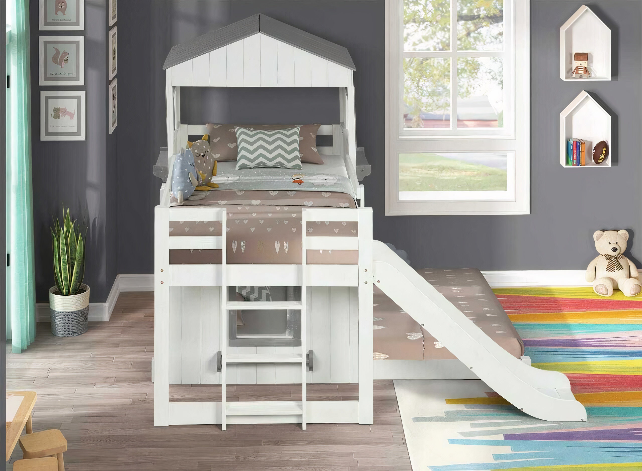Fortress Twin Over Full Bunk/loft Bed Etsy