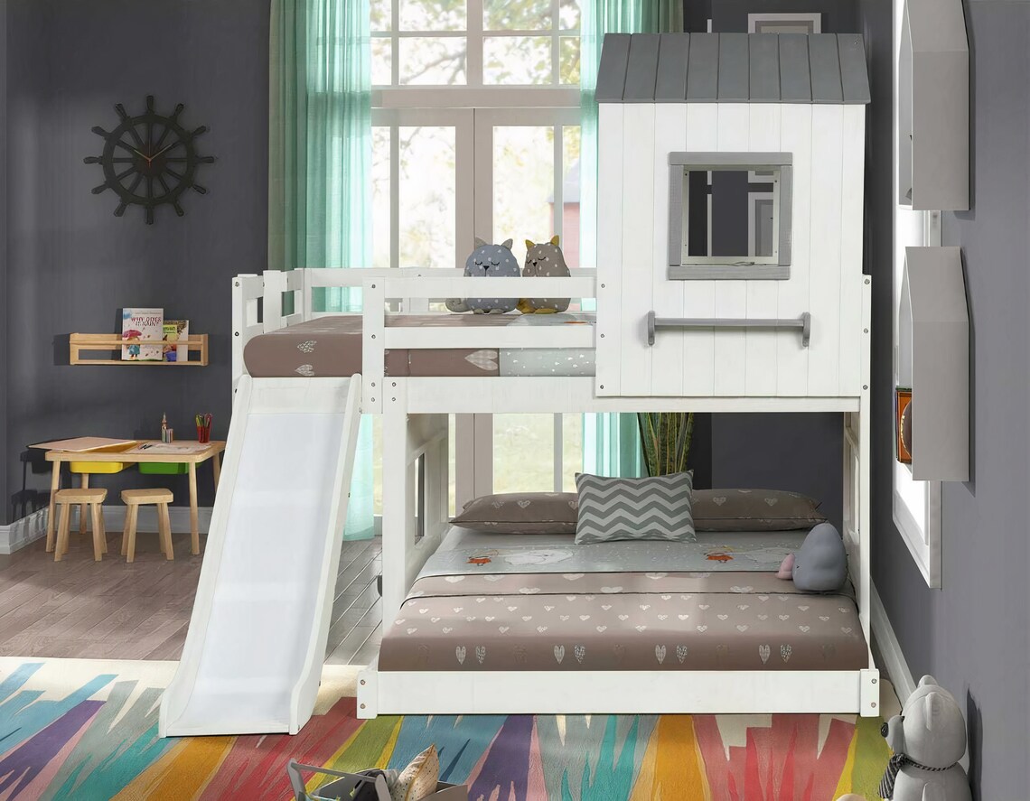 Fortress Twin Over Full Bunk/loft Bed Etsy