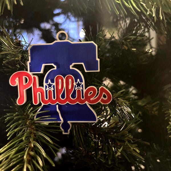 Philadelphia Phillies Christmas Ornament.