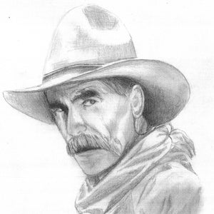 Sam Elliott - Print - Hand Drawn