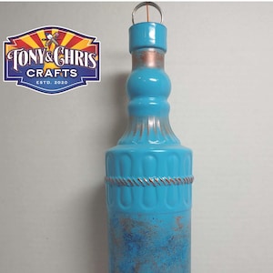 Blue and Bronze Incense Bottle