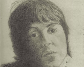 まだまだ若い、Paul McCartney応援鉛筆デッサン。 まだまだ若い、Paul McCartney応援鉛筆デッサン。 季刊「銀花」第1号