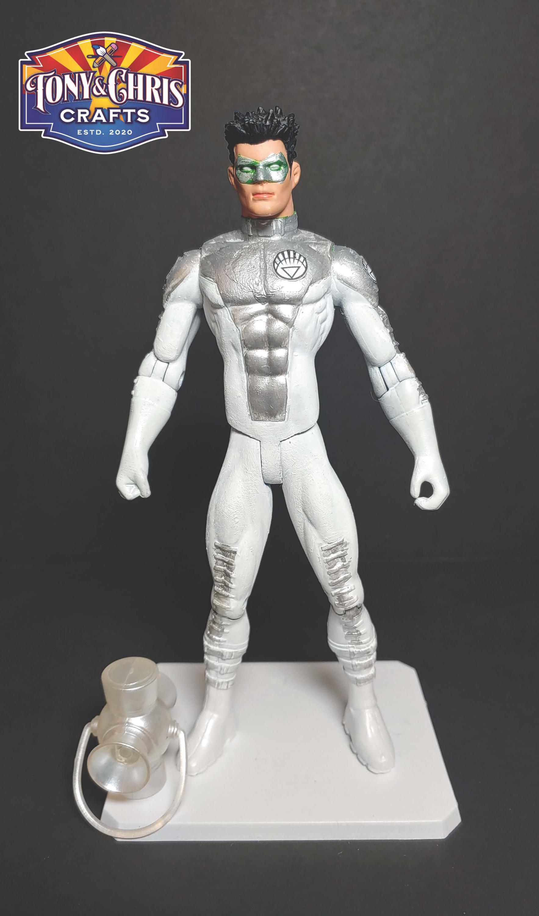 Kyle Rayner - Linterna Blanca - Figura de acción personalizada con soporte  y linterna - Etsy México, image size:1767x3000