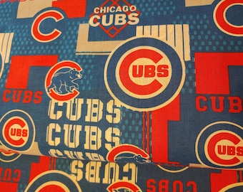 Chicago Cubs 100% cotton MLB fabric