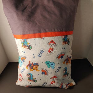 Paw Patrol Small travel pillow with removeable pillowcase.