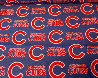 Chicago Cubs 100% cotton MLB fabric