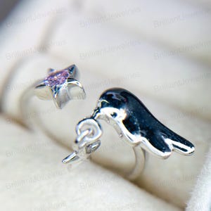 Anillo de promesa de Sakura Card Captor, anillo de carta Clow, anillo de círculo mágico de Sakura, varita de sellado de Sakura, cosplay, varita de Sakura, anillo de Kinomoto Sakura para ella