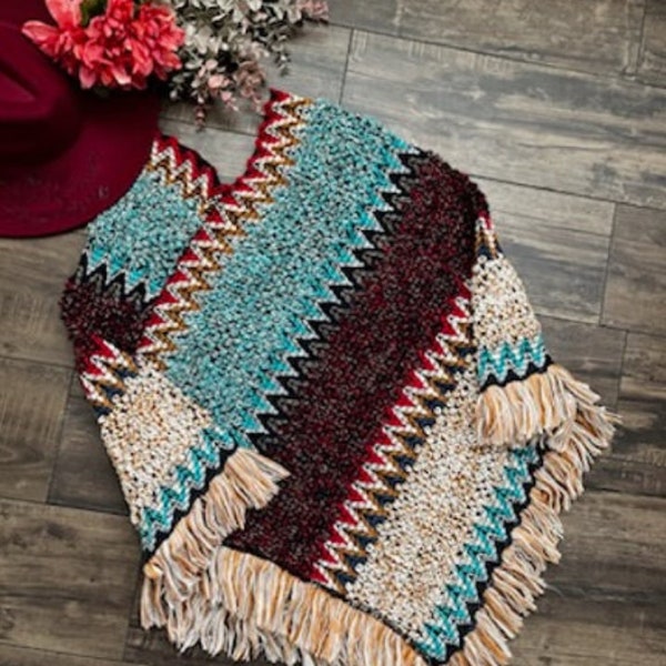 Tassel Fringe Poncho - Boho Outerwear