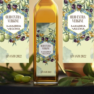 Customizable Olive Oil Labels - Handcrafted, Personalized, and Unique Designs