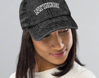 Vintage Cotton Twill Cap Inverted BERLIN