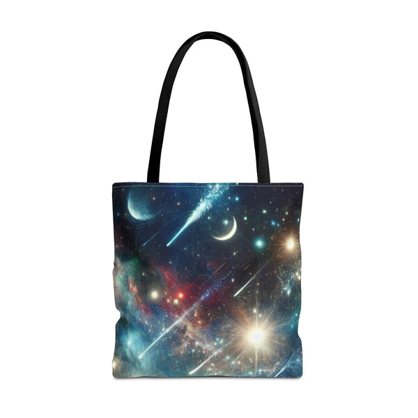 Bolso de mano (AOP) bolso de mano para uso diario Patrón de estrella, bolso con patrón de cometa de múltiples tamaños y bolso de uso múltiple