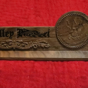 Custom Desktop Name plaque