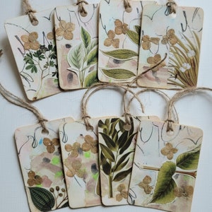 Étiquettes faites main/Fournitures pour scrapbooking/Étiquettes éphémères de journal indésirable/Étiquettes cadeaux