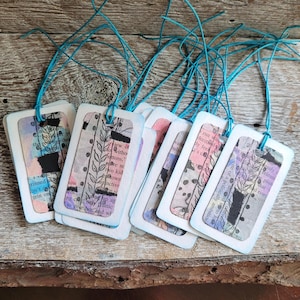 Handmade Junk Journal Tags/Card/Ephemera
