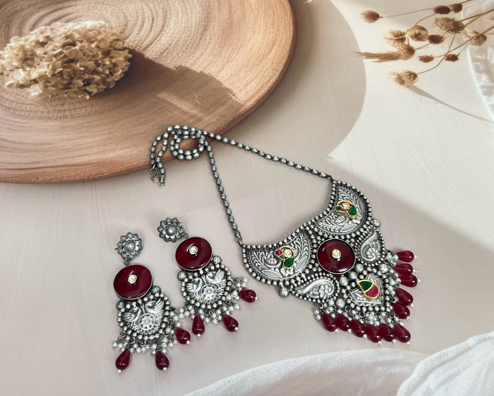 ネックレス・チョーカー [LAN ARCHIVE_official][1061] Stained Stone Necklace il_fullxfull.2929383906_nh48.jpg