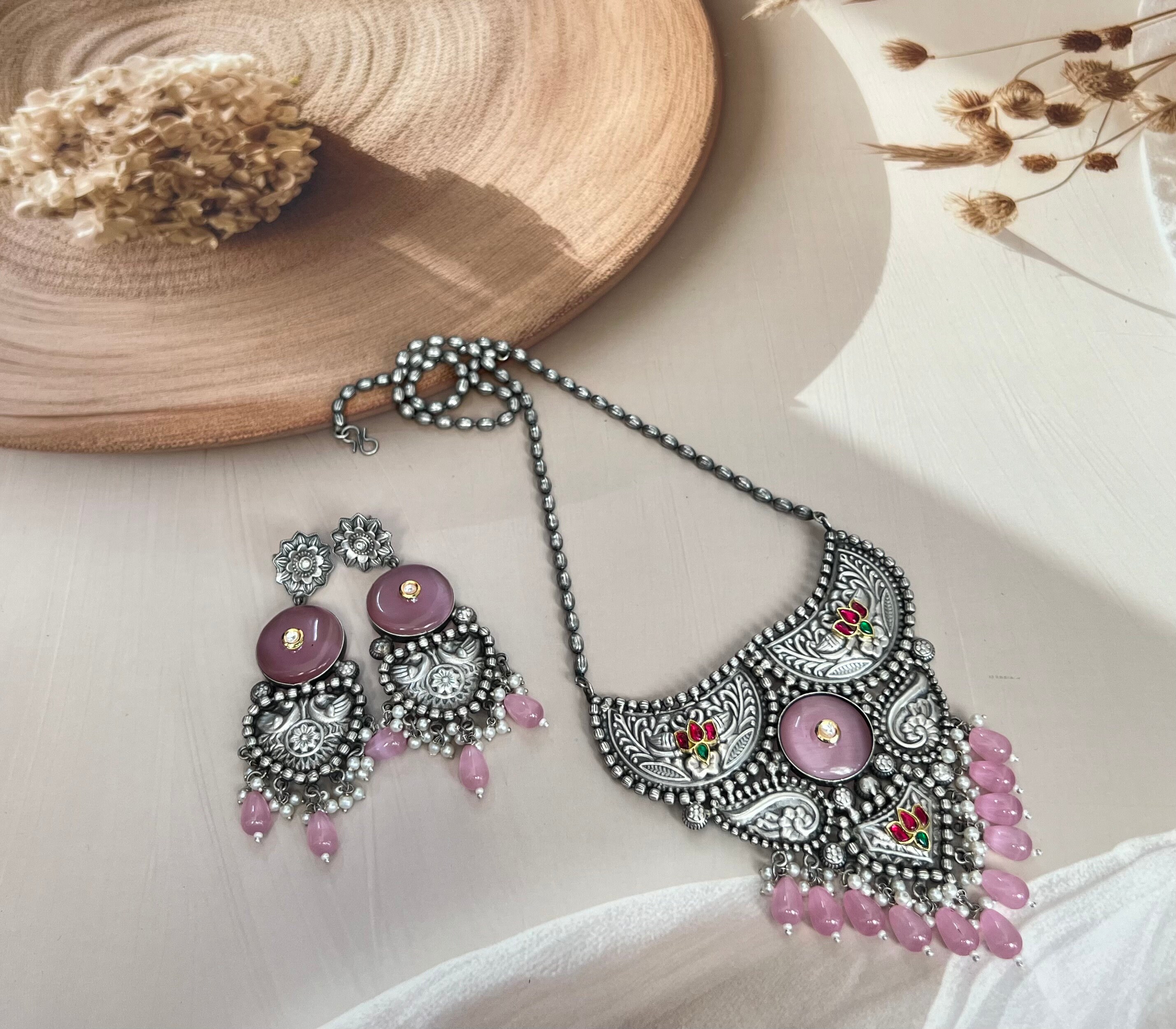 ネックレス・チョーカー [LAN ARCHIVE_official][1061] Stained Stone Necklace il_fullxfull.2929383906_nh48.jpg