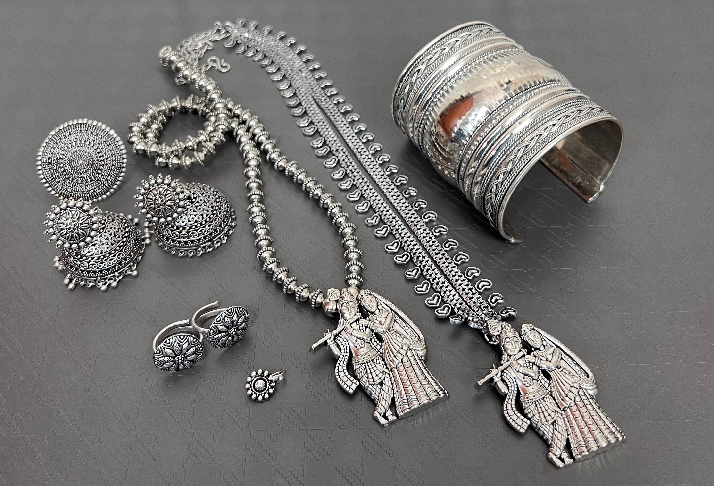 Oxidized Jewellery Set, Charming Jewelry Sets, Indian Jewellery