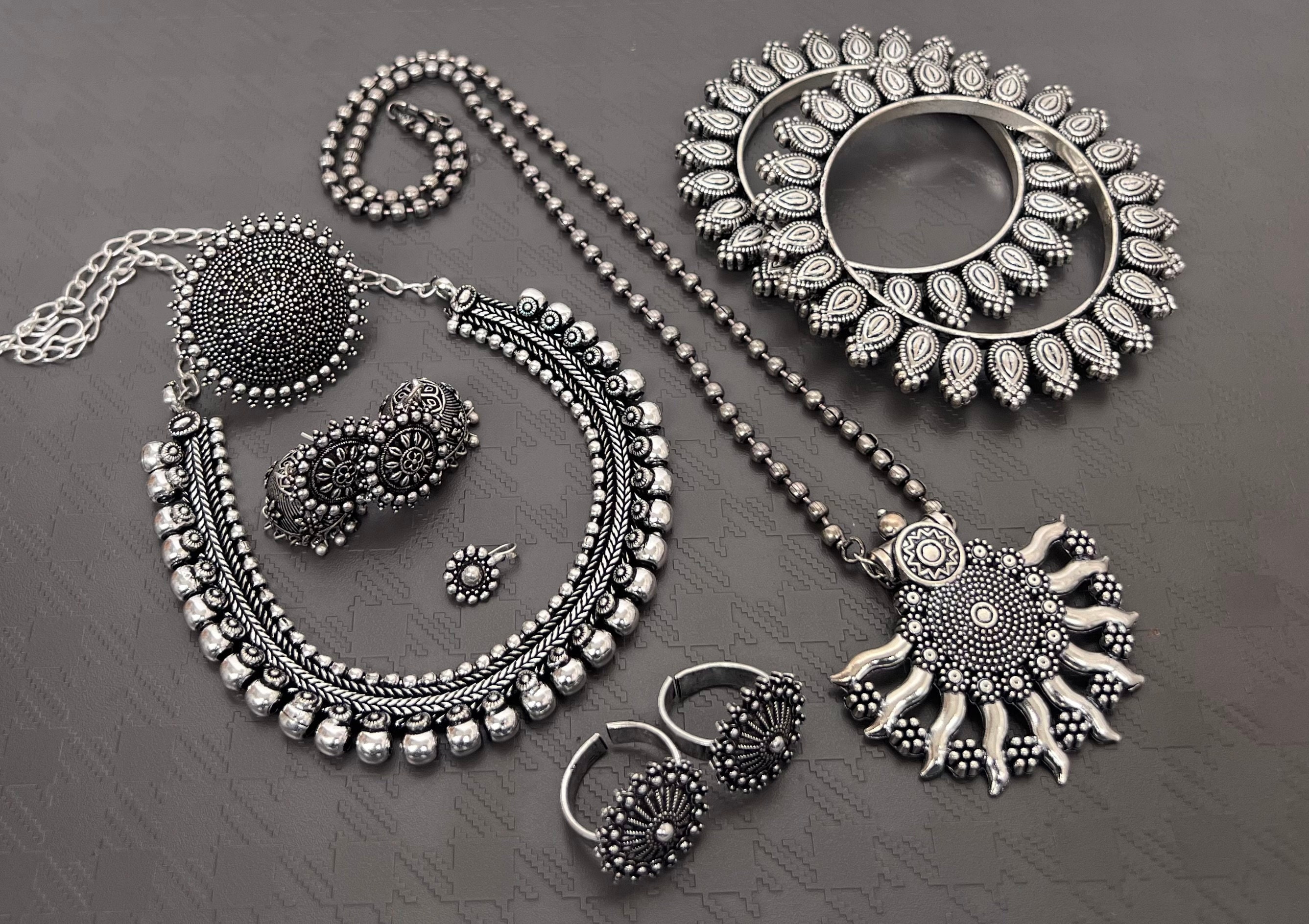 Oxidised jewellery at low price discount