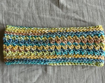 Esti Wide Headband- Multicolor (green, teal, yellow)