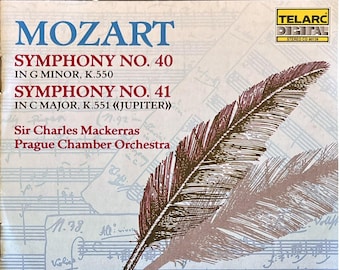 Wolfgang Amadeus Mozart Symphonies Nos. 40 & 41 (Inner Liner Note Booklet and CD Only): READ DESCRIPTION