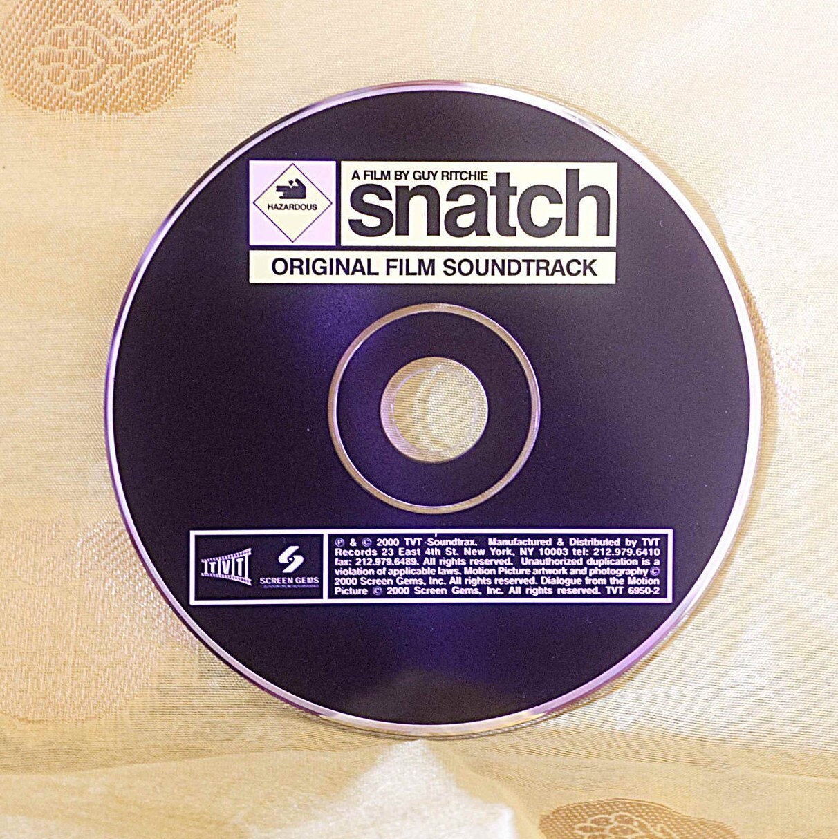 Snatch Original Film Soundtrack CD and Inner Liner Note Etsy