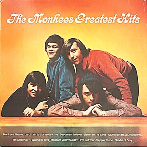 The Monkees Greatest Hits (Vinyl, LP, Compilation, Reissue, 1982)