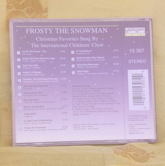 Frosty the Snowman: Christmas Favorites Sung by the