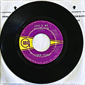 Twenty Five-Miles/Love Is My Destination (Vinyl, 7", 45 RPM, Single, US, 1969)