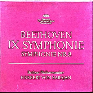 Beethoven Symphonies 8 & 9 Vinyl LP - Karajan, 1969 Stereo Box Set