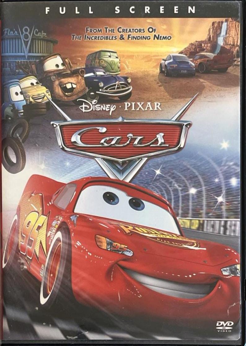 Disney • Pixar Cars (2006, Full Screen) DVD