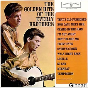 The Golden Hits Of The Everly Brothers (Vinyl, LP, Compilation, Mono, 1962) Framed