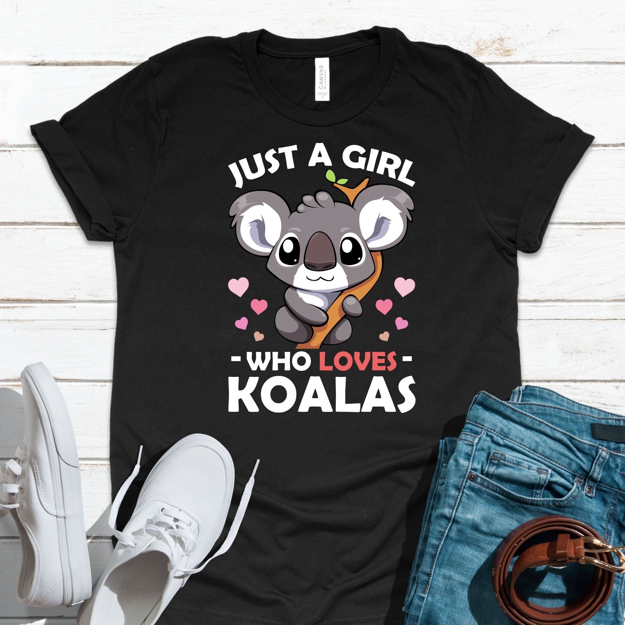 Just a Girl Who Loves Koalas Funny TShirt Australian Koala