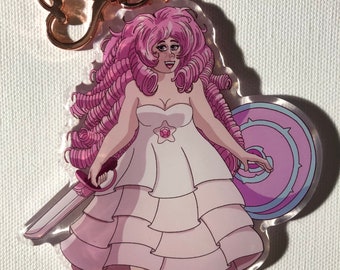 Rose Quartz Charm