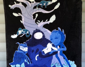 Ori and family throw blanket