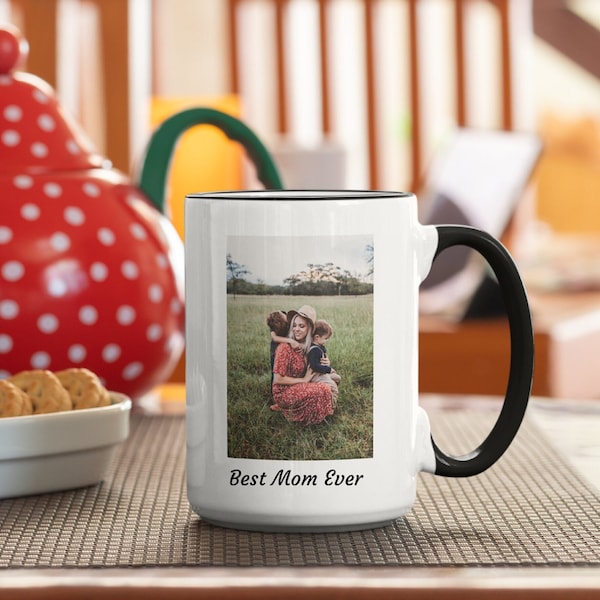 Personalized Photo Coffee Mug, Personalized Anniversary Photo Mug, Photo Mug Personalized, Mug With Photo/Text, Custom Photo Coffee Mug