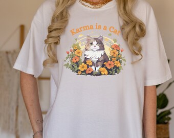 The Original Karma is a Cat Comfort Colors Tshirt, Comfort Colors, Karma is a Cat Shirt, Taylor's Version, Gift for Her, Swiftie Gift, Tee