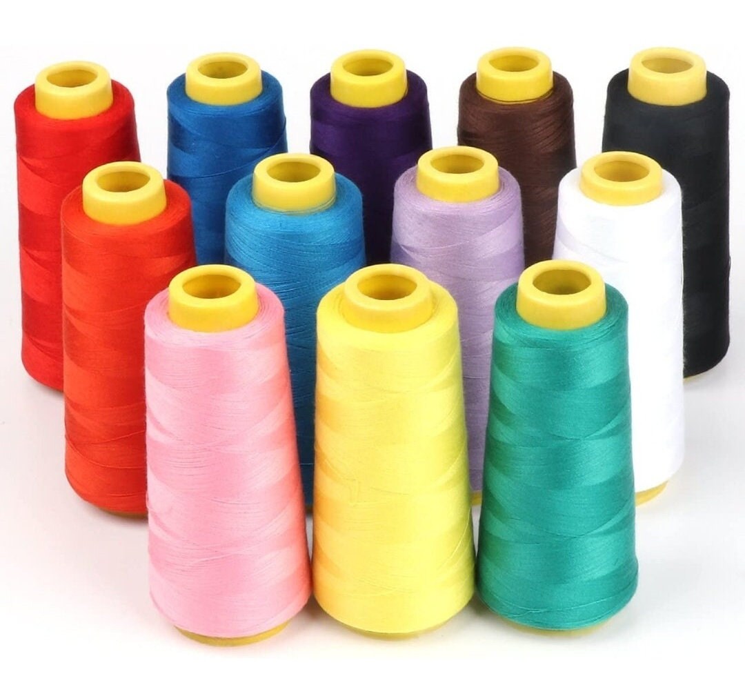 Polyester Sewing Thread Spools for Sewing Machine and Serger Etsy