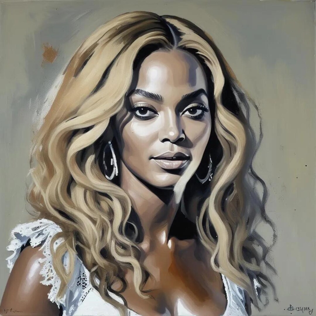Beyonce Abstract Art PNG Instant Download to Make Pictures, Posters, T ...