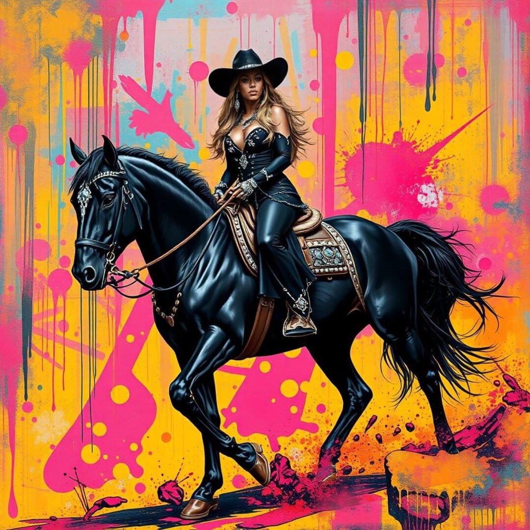 Beyonce Abstract Art PNG Instant Download to Make Pictures, Posters, T ...