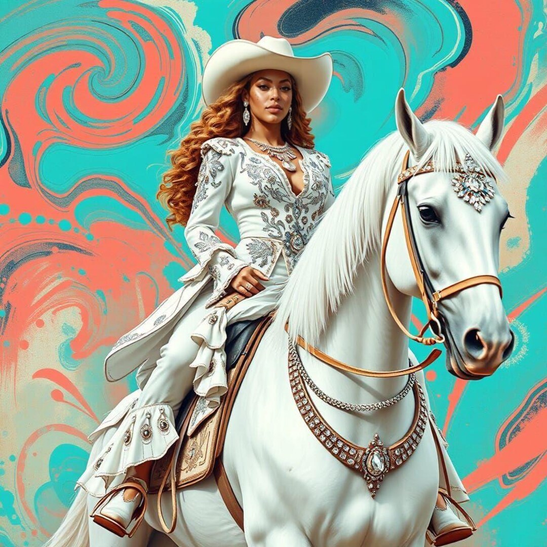 Beyonce Abstract Art PNG Instant Download to Make Pictures, Posters, T ...