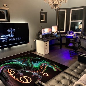 Dragon Rug, Legend Rug, Mythological Rug, Traditional Rug, Gift For Him/Her, Kids Room Rug, Fashion Rug, For Gaming Room, Fairy Tale