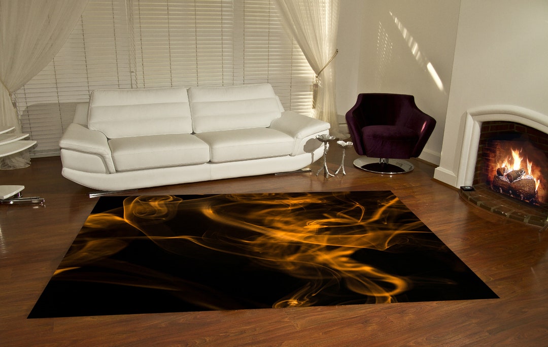 Lighted Rug Neon Light Rug,neon Art,laser Rug,neon Smoke Rug,rug for Living Room ...