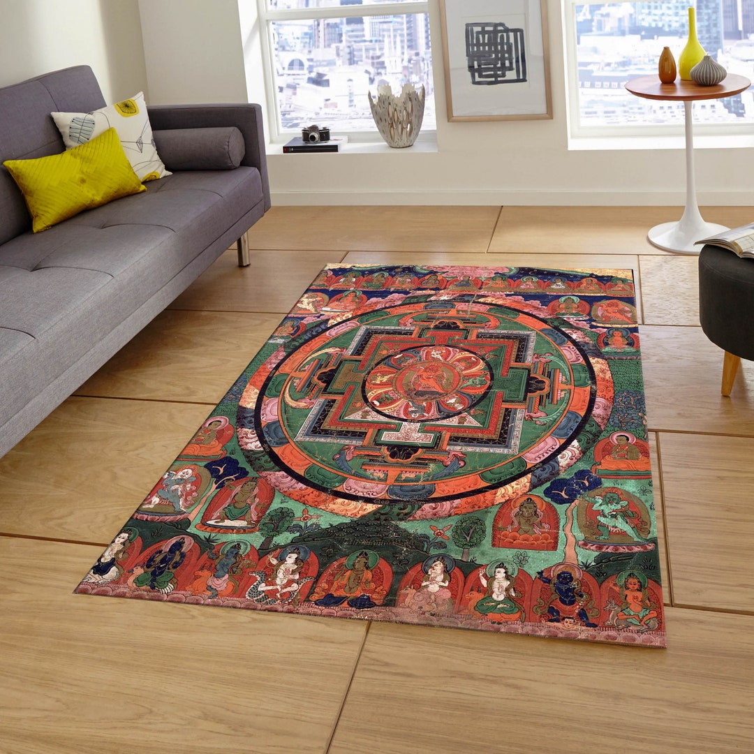 Astrological Rug Ancient Egyptian Zodiac Calender Rug,fantastic Rug,astrology Rug,zodiac ...