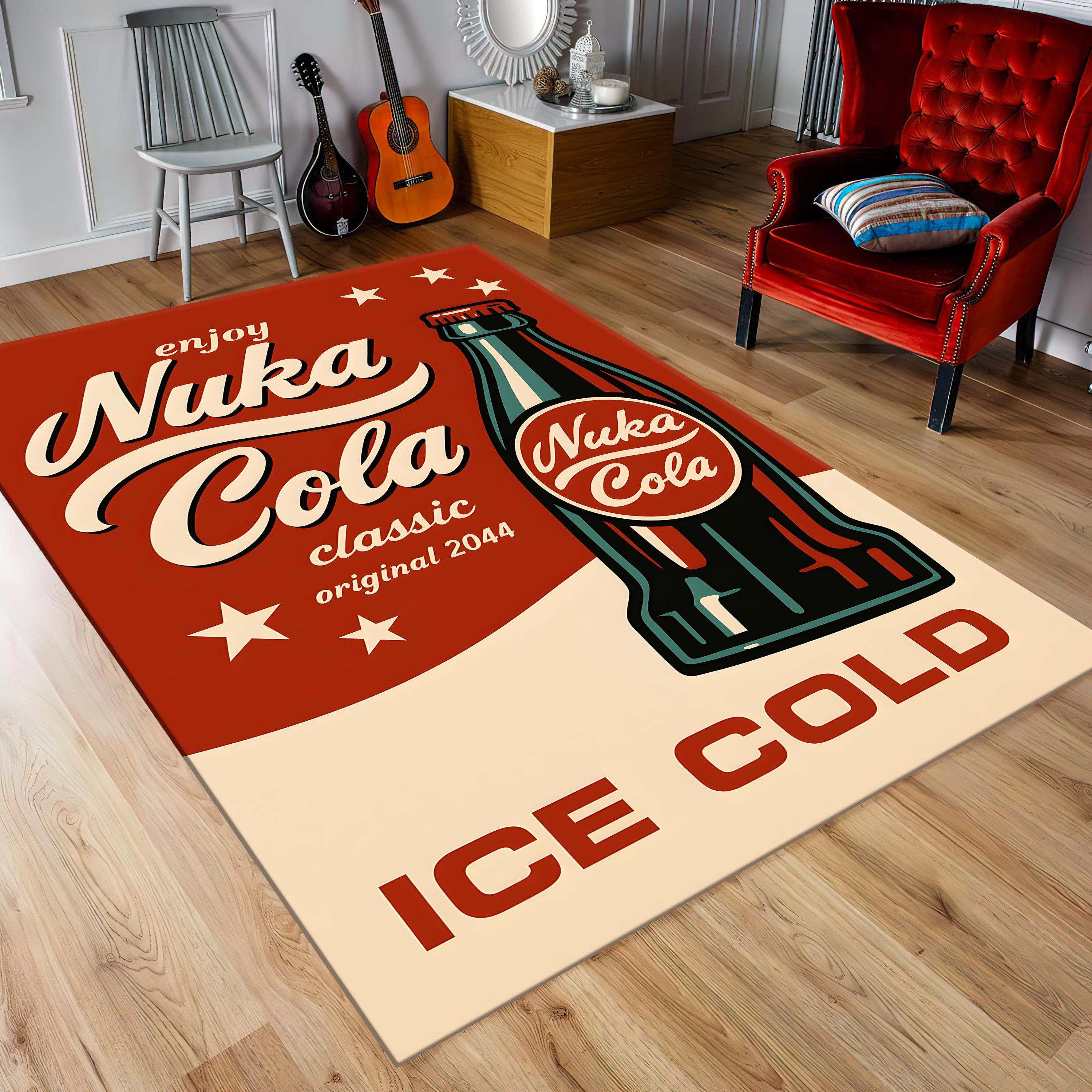 Nuka Cola,the Nuclear Age,retro Looking,nuka Cola Rug,please Stand
