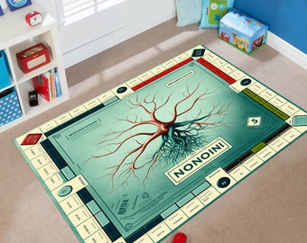 Monopoly Rug,Board Game Rug,Money Rug,Popular Game,Living Room Rug,Colorful Rug,Modern Area Rug,Abstract Rug,Printed Rug,Game Room Rug