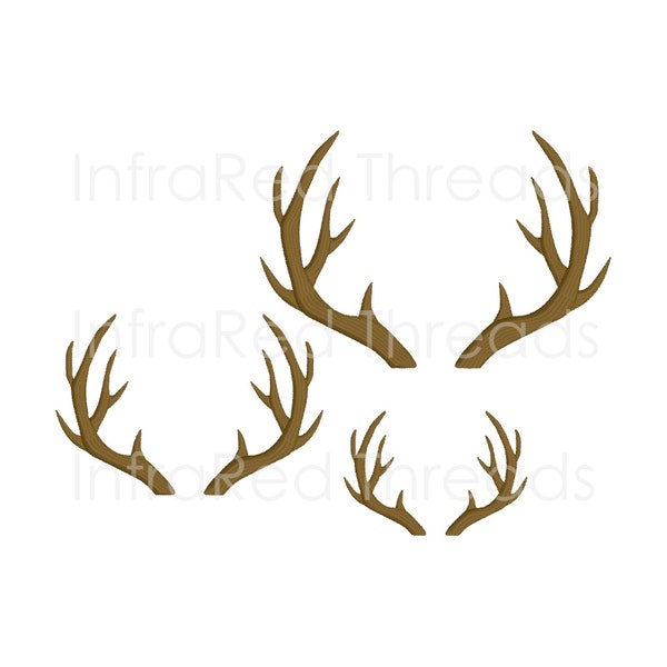 Deer/Elk Antlers - Digital Embroidery Design