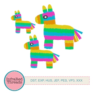 Piñata Machine Embroidery Design – Digital Download