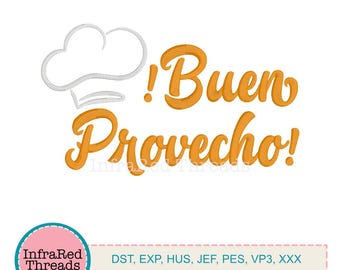 Buen Provecho - Embroidery Design